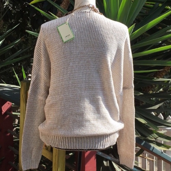🎉HP🎊New! Overlap Oatmeal Sweater- - Picture 5 of 6